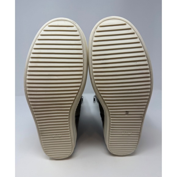 Rick Owens Cargobasket Leather Sneaker Grey/Milk Size 11 US 44 EU - Picture 6 of 9